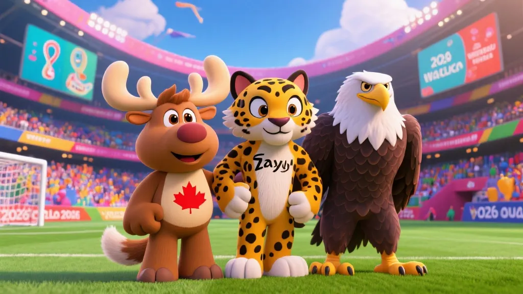 揭秘2026世界杯吉祥物：Maple、Zayu与Clutch背后的文化密码与狂欢寓意